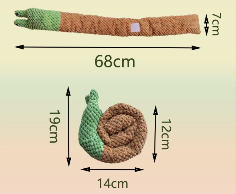 Plush Snail Toy 1