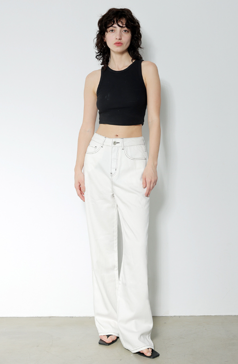 Women's High Waist Loose Fit Denim Jeans