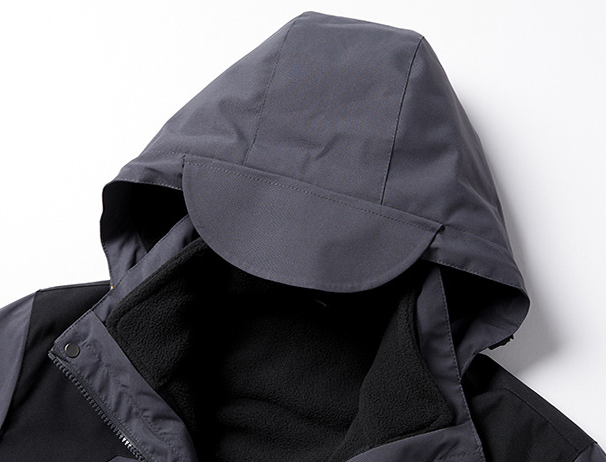 Three-in-one Removable Liner With Velvet Thickening Windproof Waterproof Jacket