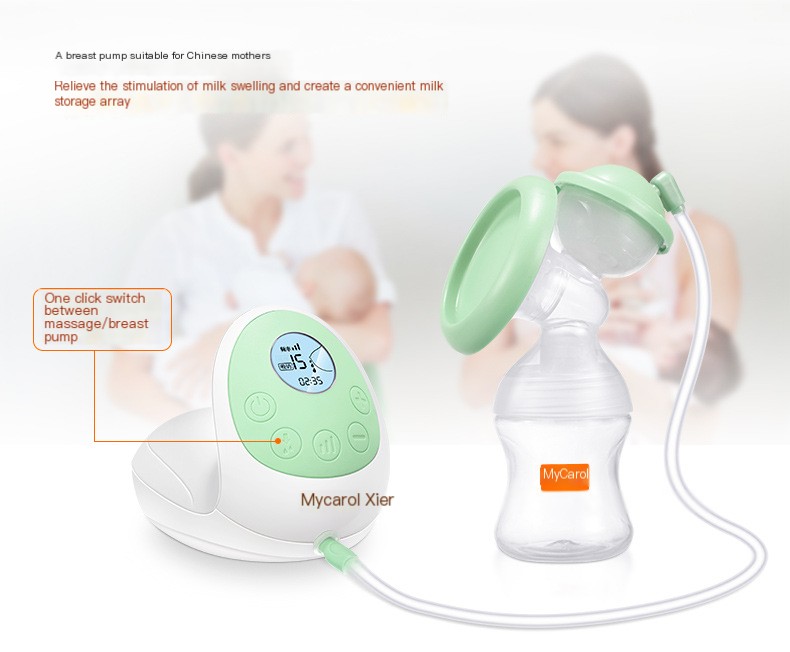 Electric Breast Pump in Action
