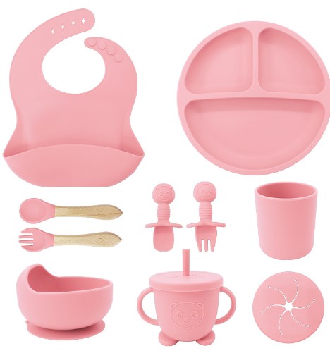 Baby Silicone Tableware Set Color 2