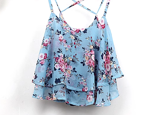 Retro Floral Cami Top 8