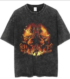 Unisex Vintage Japanese Style T-Shirt Design