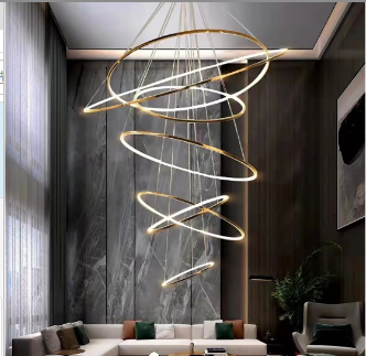 LED Spiral Chandelier 3