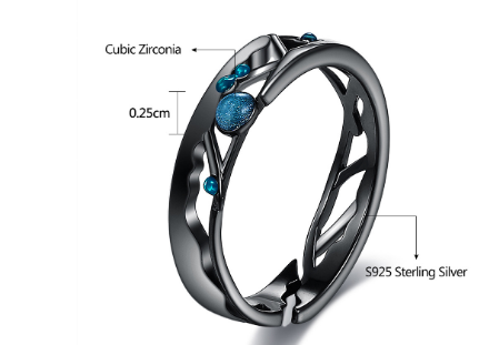 Couple Fashion Sterling Silver Ring 4