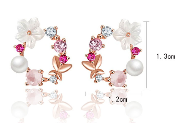 Floral Ear Studs