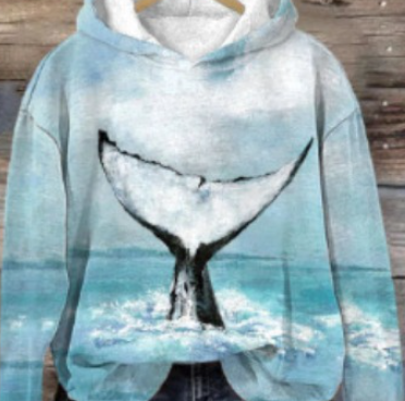 Women's Hooded Coat Sweatshirt 2
