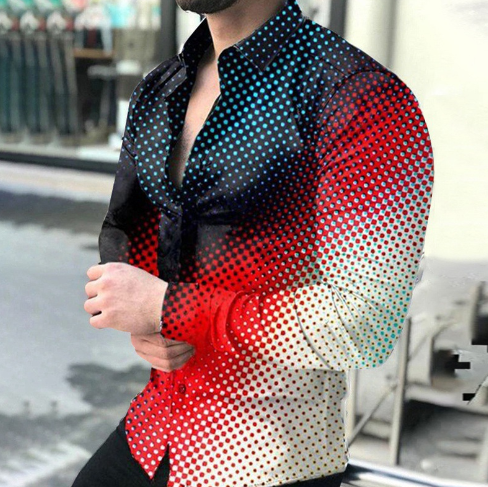 Printed Long Sleeve Shirt