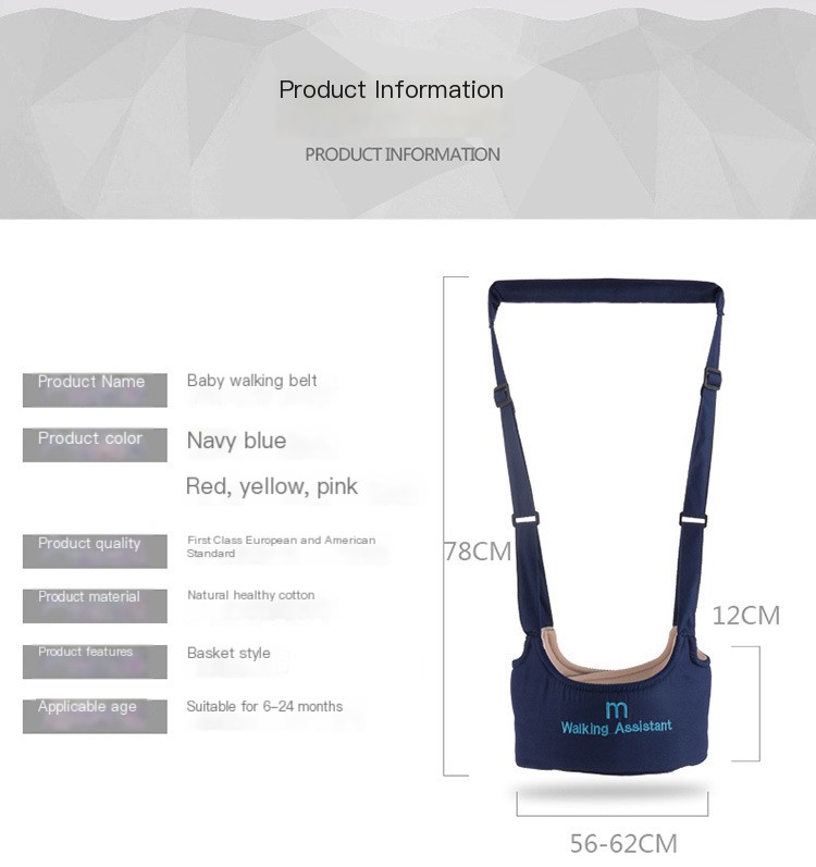 Baby Walk Learning Belt - Color Options 3