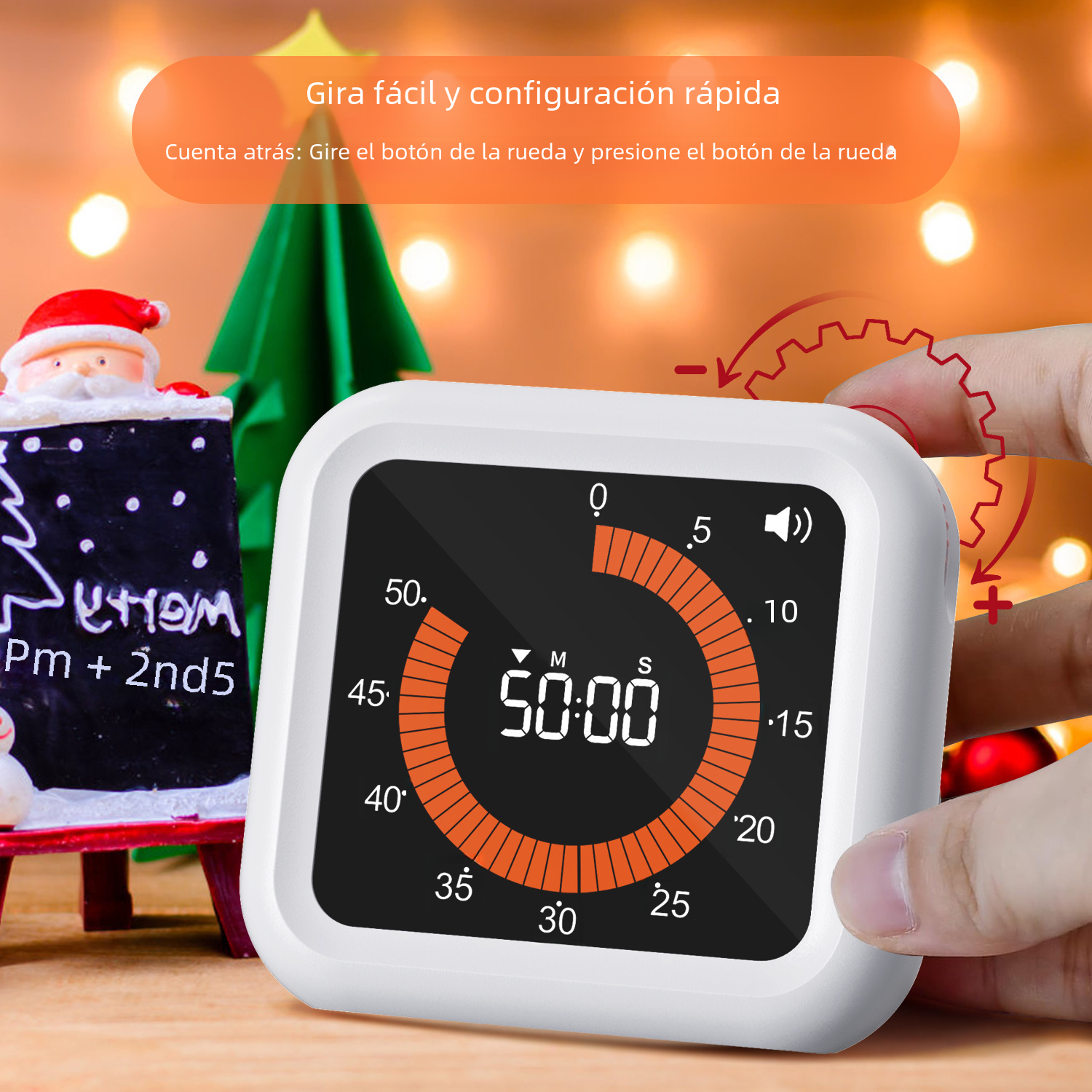 Cross-border new product visual timer mute Time Manager self-discipline alarm clock special timer for student learning image