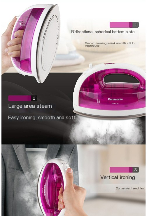 Cordless Mini Steam Iron Features