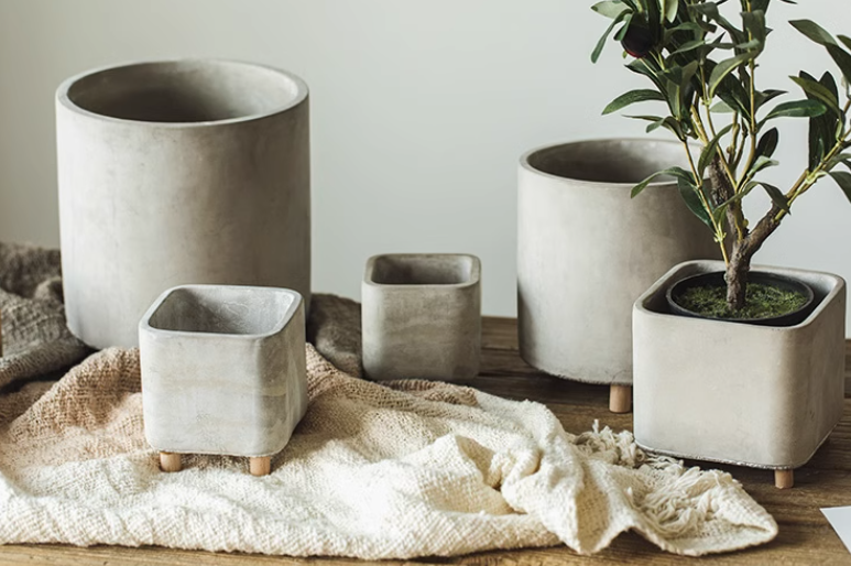 Cement Flower Pot Image 9