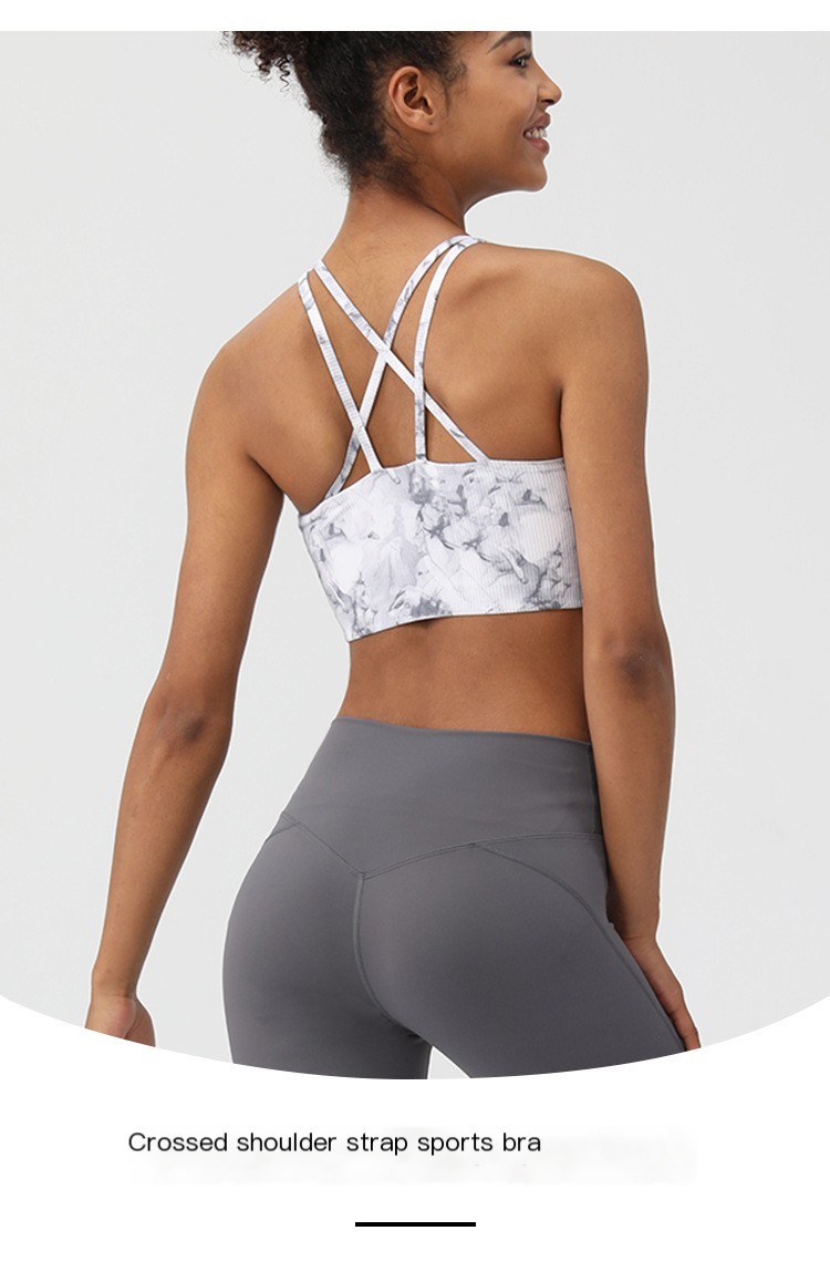 Sports Bra Camouflage Pattern