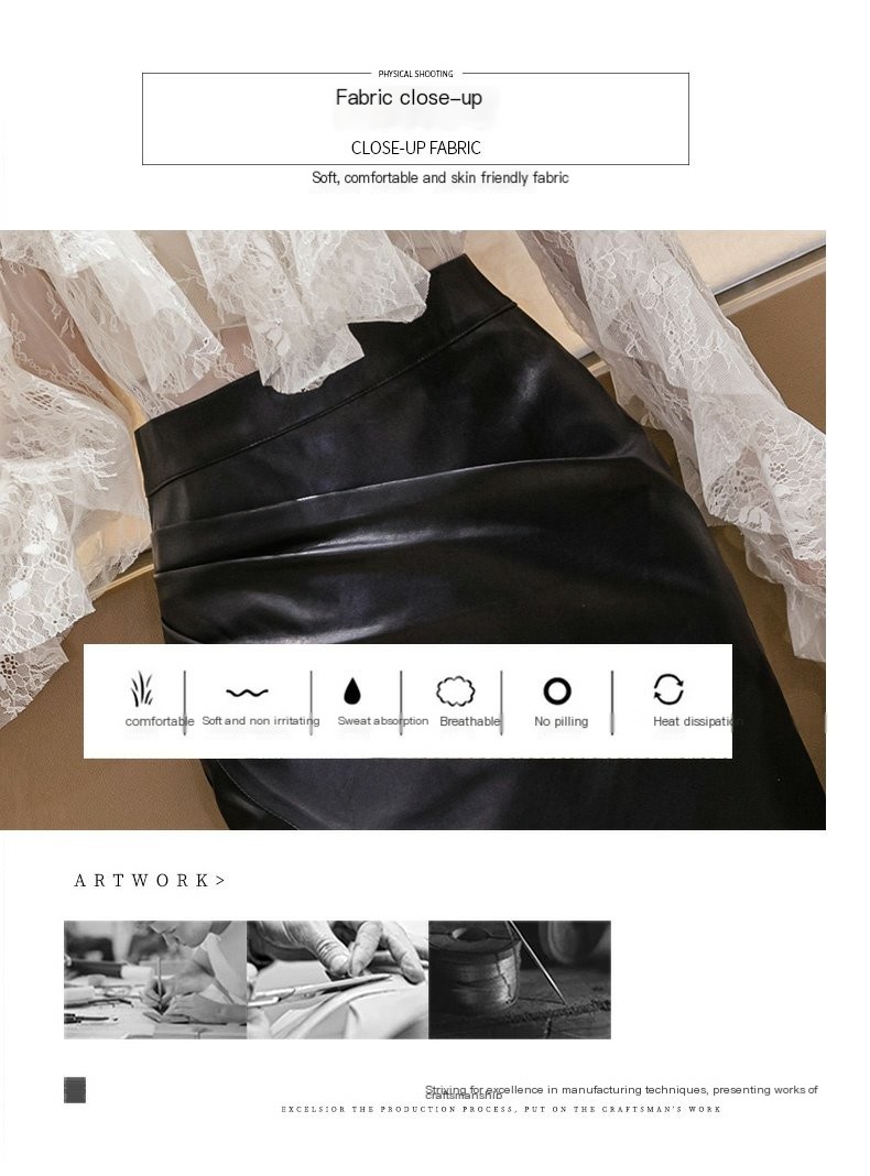 Irregular Hem Midi Skirt 3