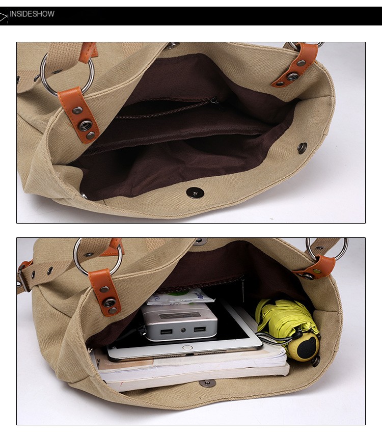 Canvas Women’s Tote Bag - Style 3