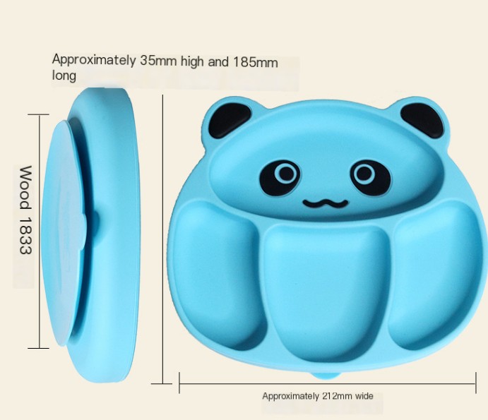 Silicone Children's Feeding Plate Image 1