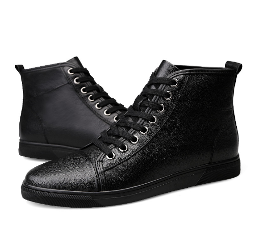 Leather Martin Boots Image 2