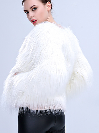 Imitation Wool Coat Side View
