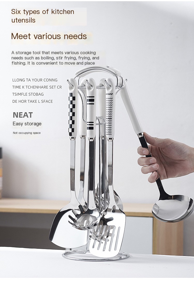 Hepburn Style Kitchen Utensil Set Image 5
