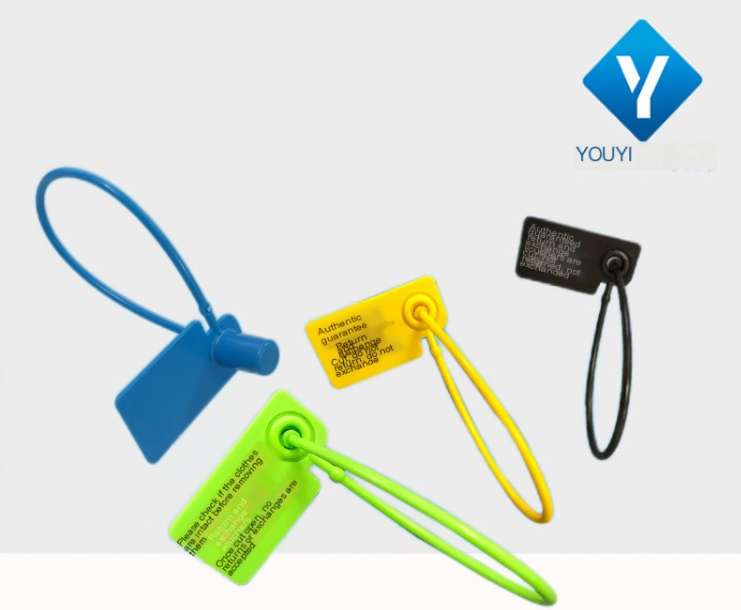 Disposable shoes and clothing anti-theft buckle anti-return tag plastic seal anti-disassembly anti-drop anti-adjustment buckle anti-counterfeiting image