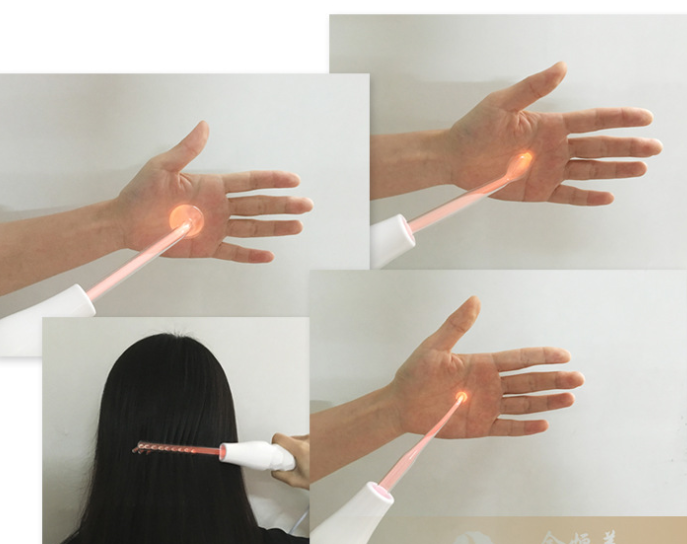Beauty device in use