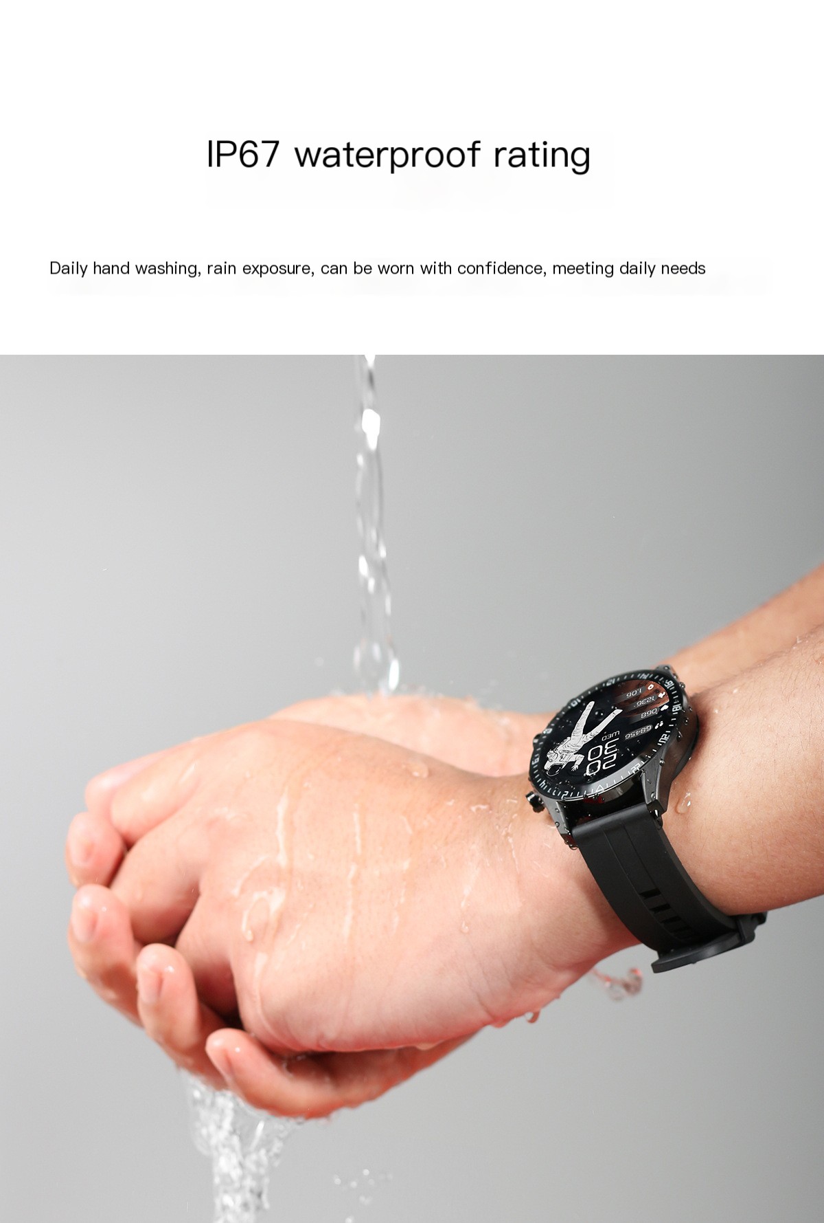Sports Waterproof Bluetooth Smart Watch Image 2
