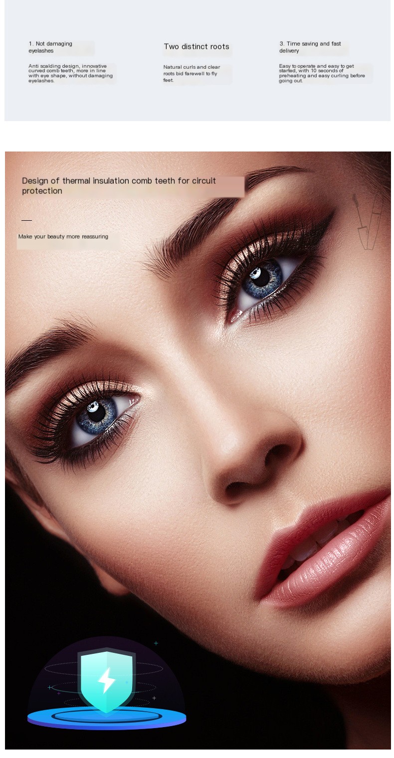 Customizable Electric Eyelash Curler