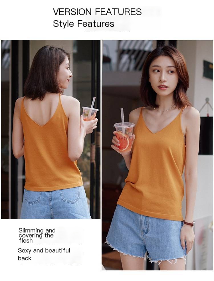 Knitted Sleeveless Top - Image 5