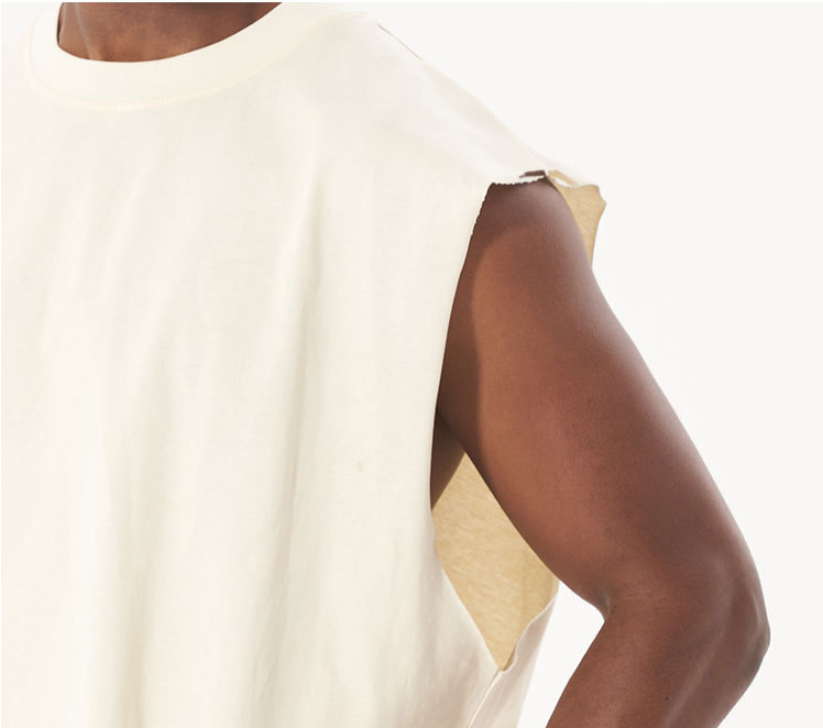 Sleeveless T-shirt Vest - Image 3