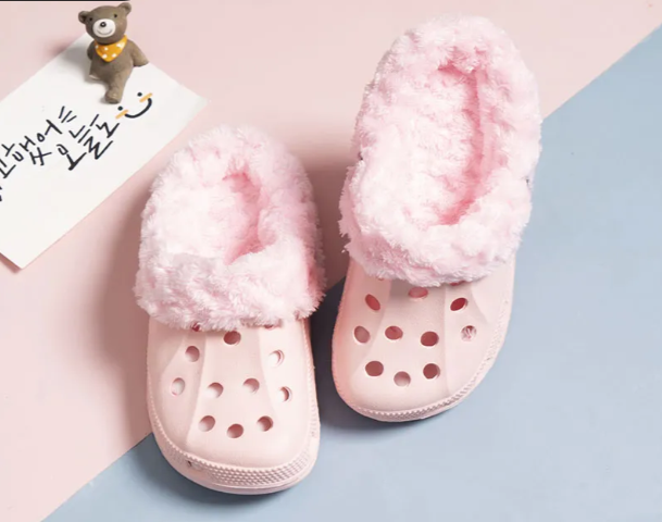 Croc Infantil com PelÃºcia - Yellow