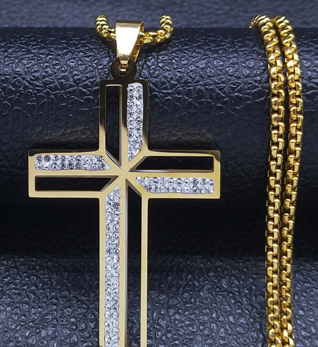 Cross Self-Defense Bracelet Gold