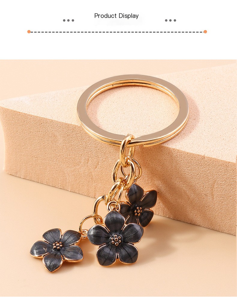 Elegant Cherry Blossom Keychain