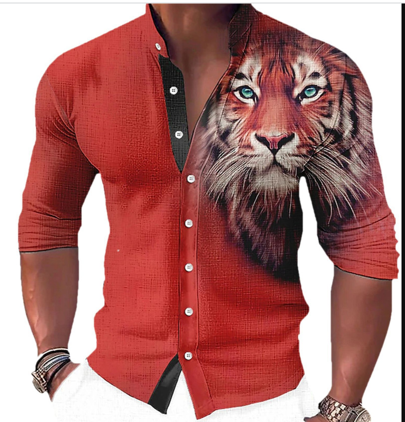 Camisa Tiger 3D Image 4