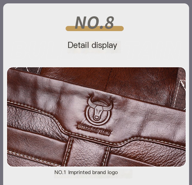 Executive Leather Briefcase Image 8