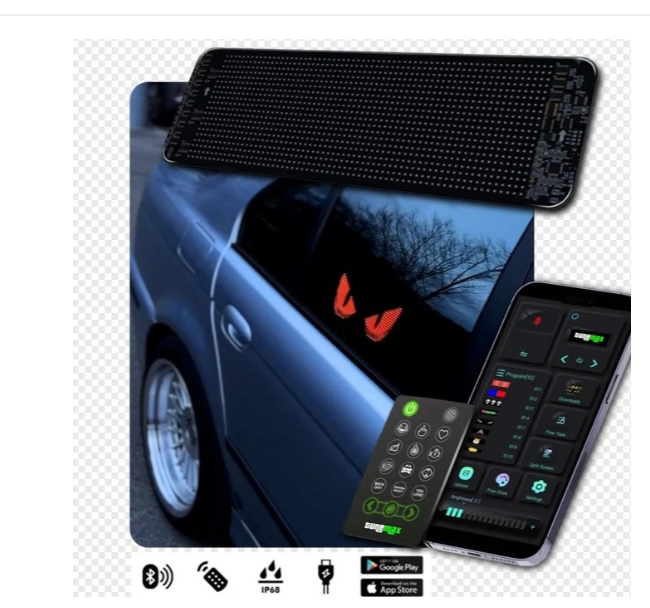 Ultra-thin Car LED Advertising Screen 1