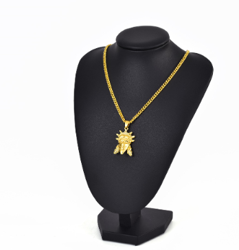 Gold Plated Necklace with Small Chain