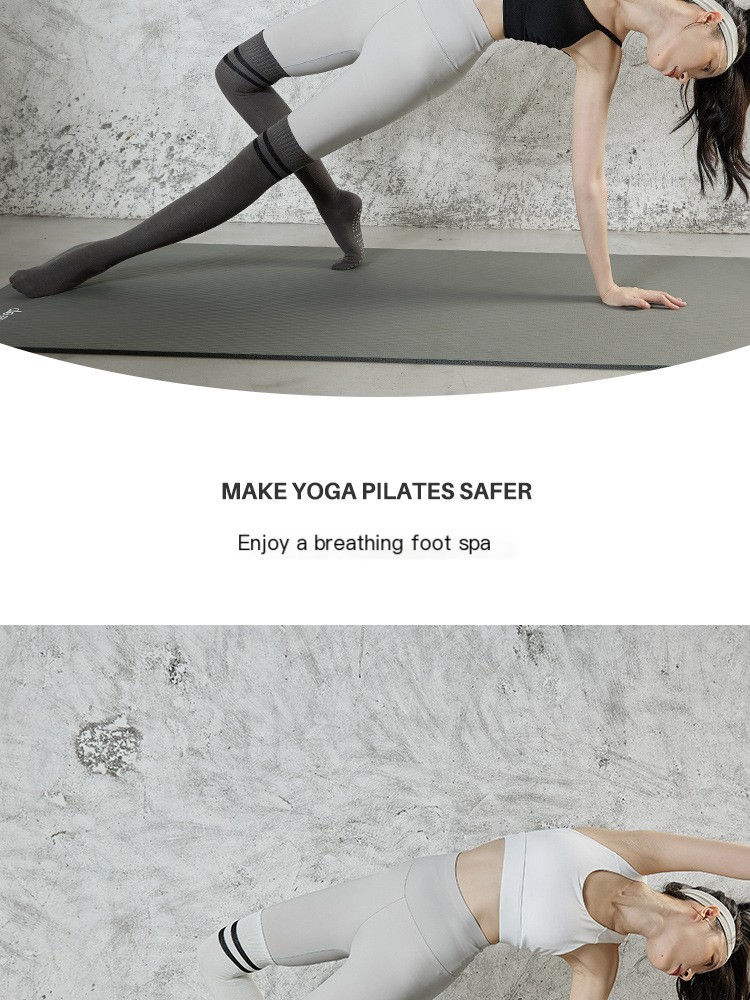 Over-the-knee yoga socks