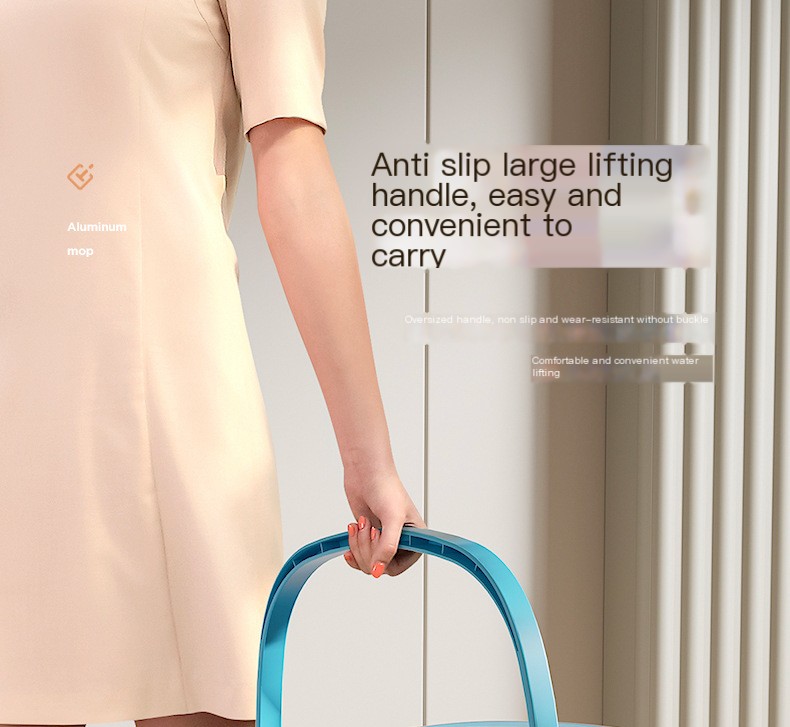 Hands-free lazy cleaning dirt separation spin mop