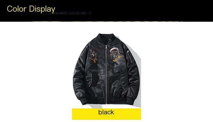 Hannya Embroidered Flight Jacket Image 2