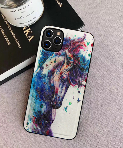 Creative Chinese Style Watercolor Horse Phone Case