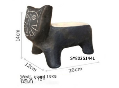 Abstract Mythical Creature Art Flowerpot - Image 3
