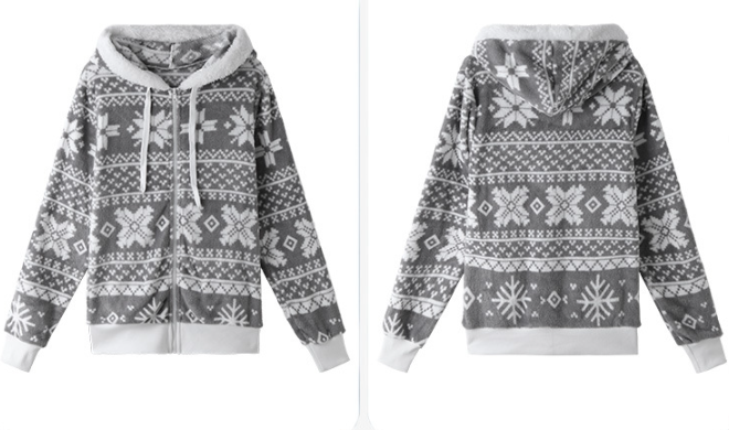 Christmas Hooded Sweater Image 3