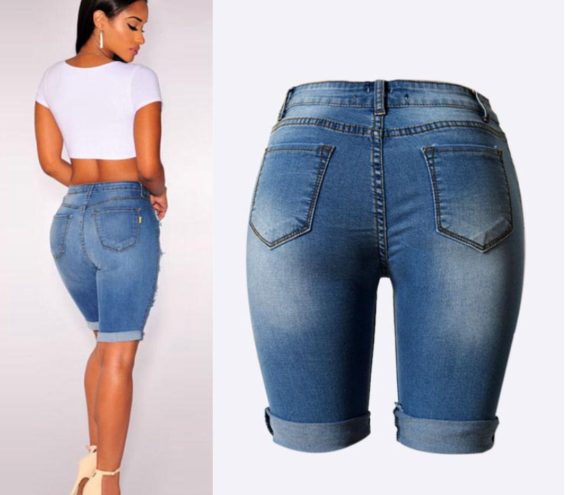 Stylish denim shorts