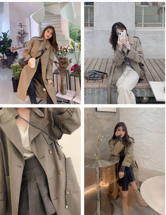 Mid-length Trench Coat Image 4