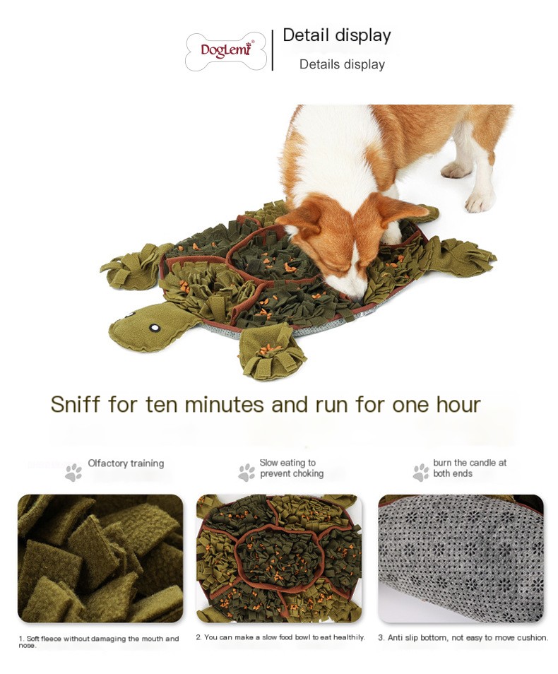 Turtle Sniffing Pad in Use
