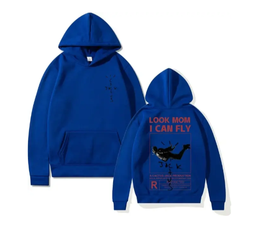 Double-sided logo print LOOK MOM I CAN FLY C