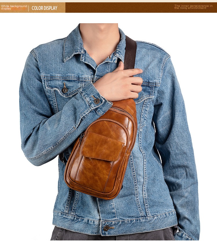 Single Shoulder Bag - Brown Coffee