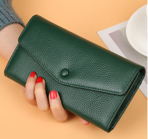 Korean Style Card Coin Purse Green