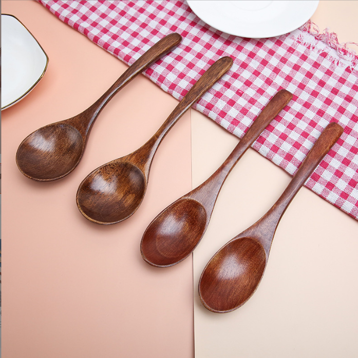 Japanese Wave Wooden Spoon Image 2