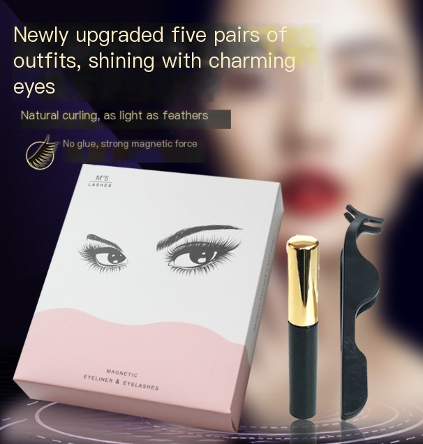 Magnetic Eyeliner and Eyelashes Set 3